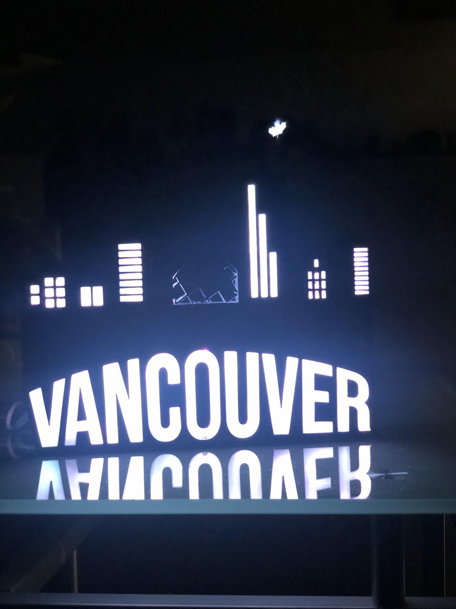 Đèn LED hình ảnh đường chân trời Vancouver