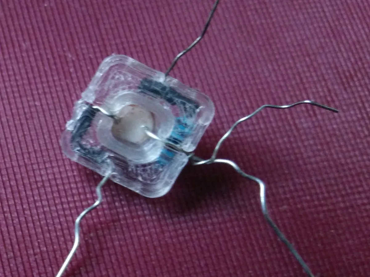 Giá đỡ cho điện trở quang LDR in bằng PLA trong suốt