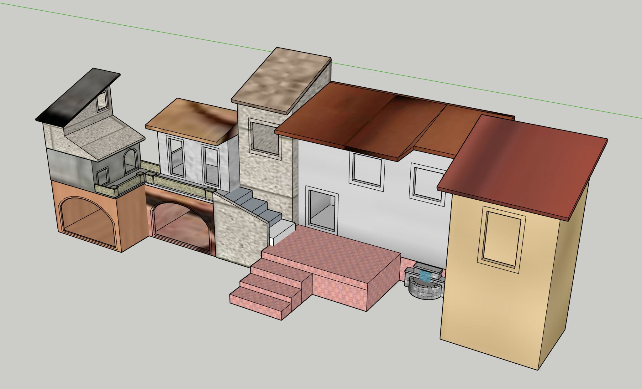 Nhà thờ Giáng sinh GT 20 thiết kế bằng SKETCHUP