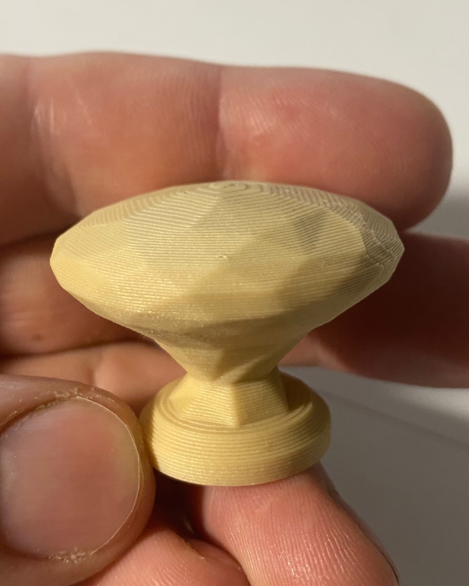 Núm tay cầm tủ kiểu low poly kích thước 37mm