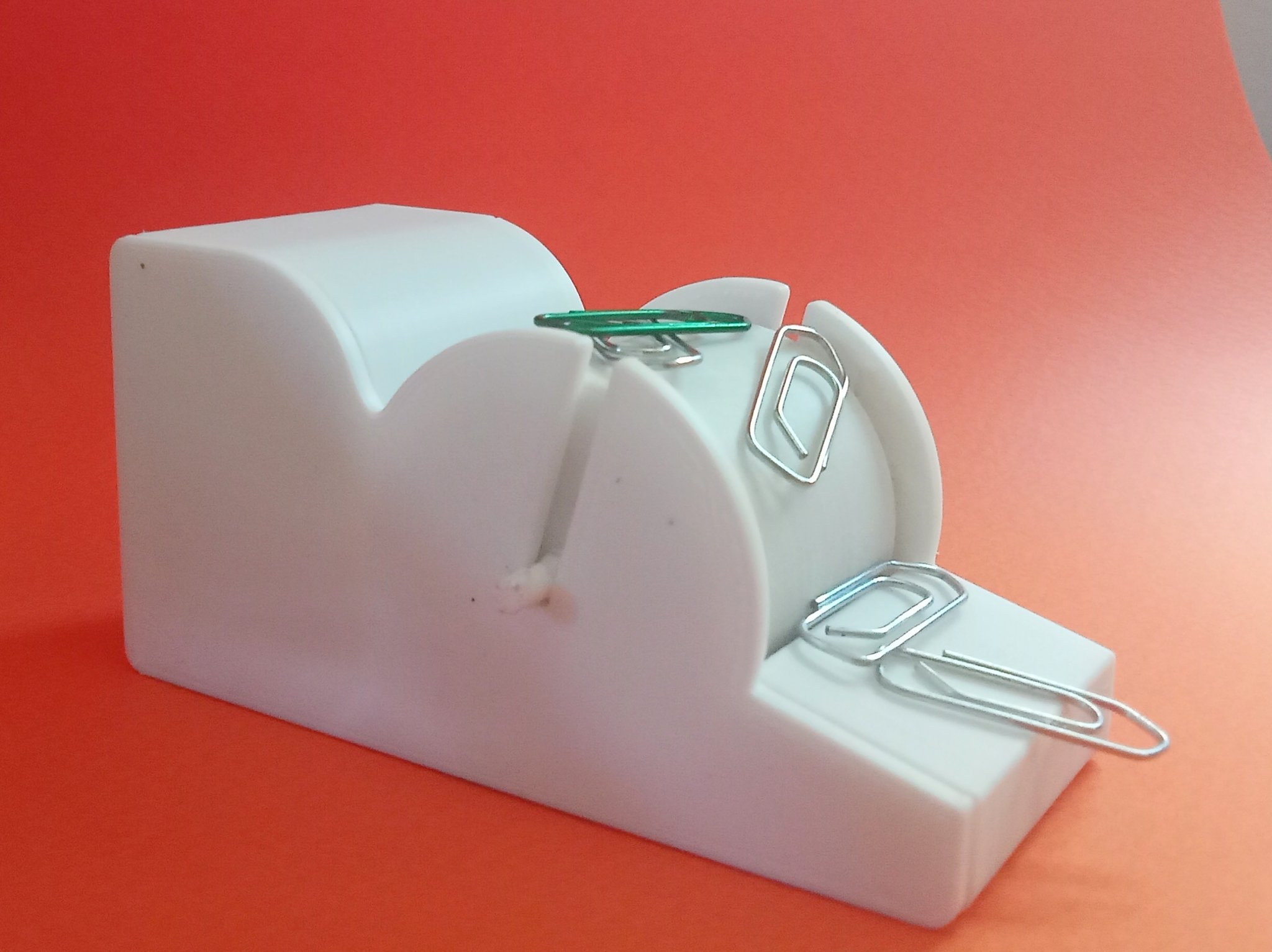 Máy phân phát kẹp giấy trang trí cho bàn làm việc