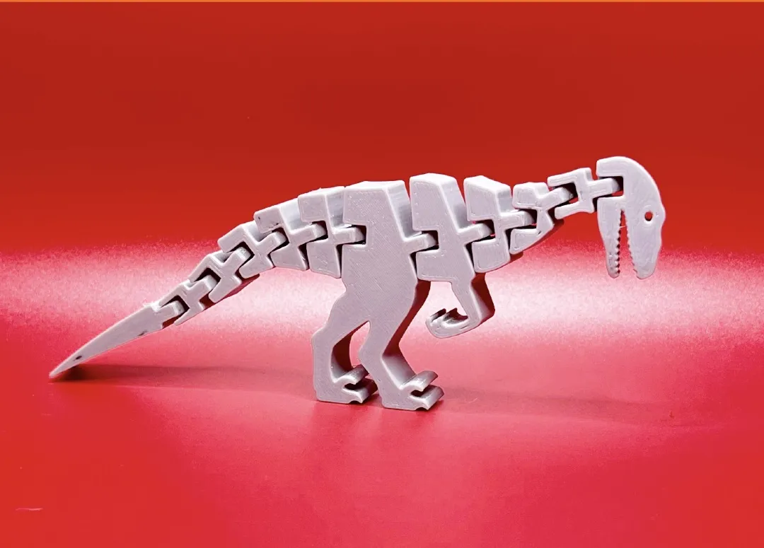 Nhân vật khủng long Flexi Raptor với 13 khớp nối
