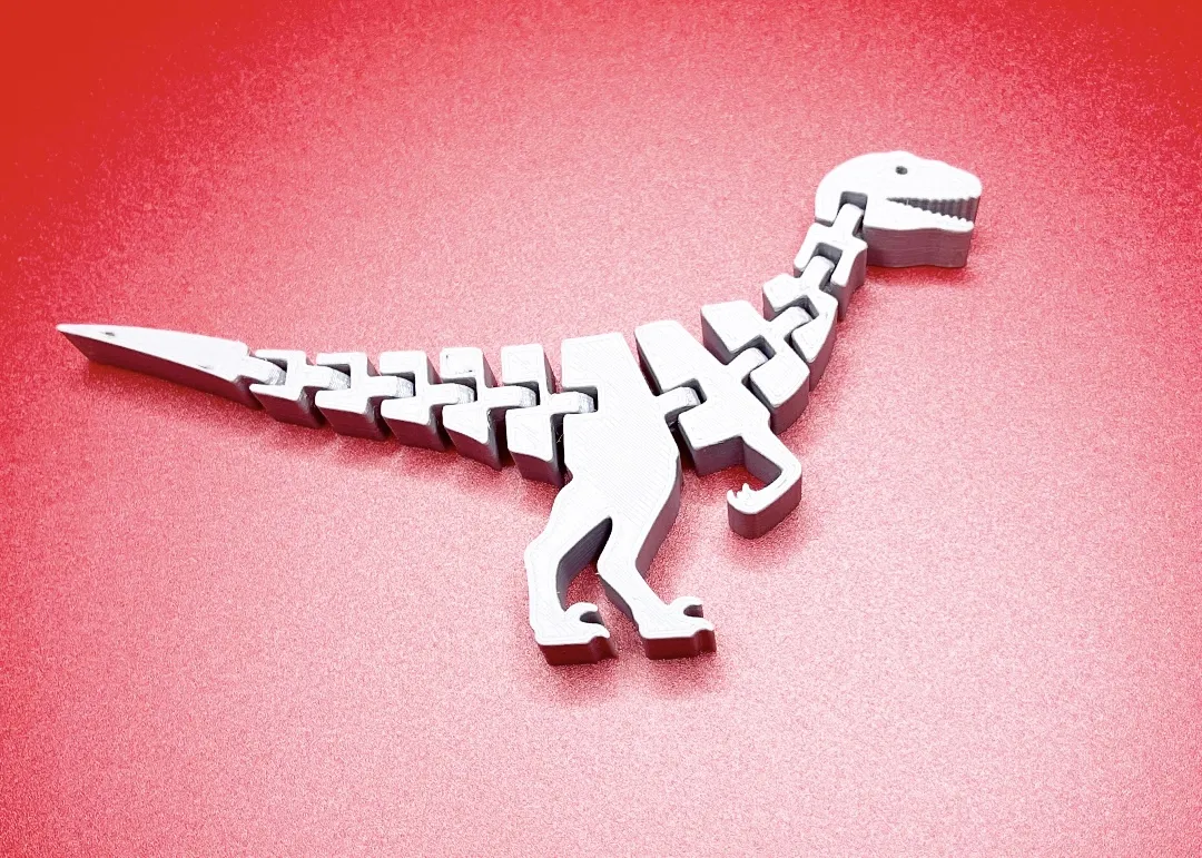 Nhân vật khủng long Flexi Raptor với 13 khớp nối