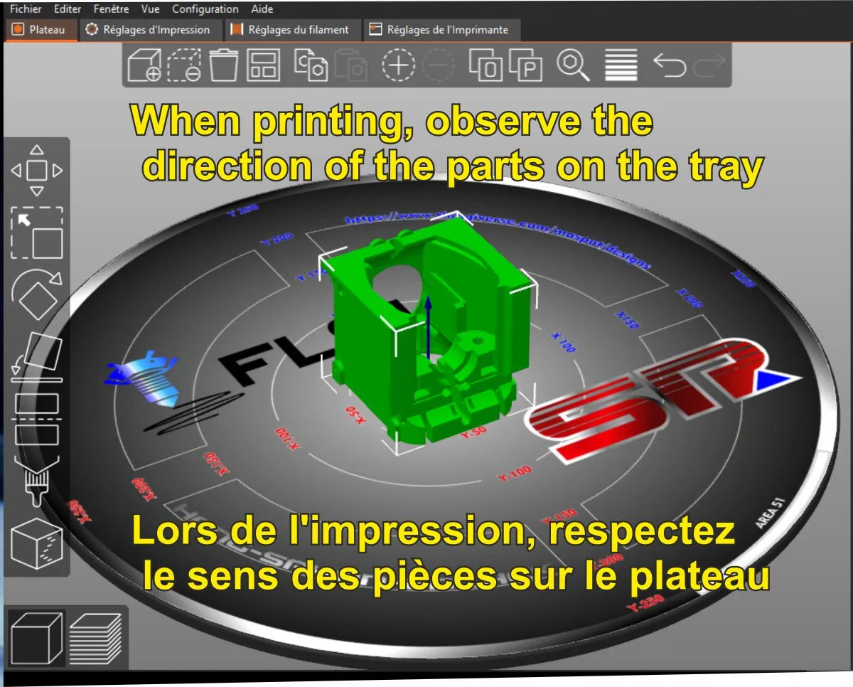 Đầu Crotal cho máy in FLSUN Super Racer