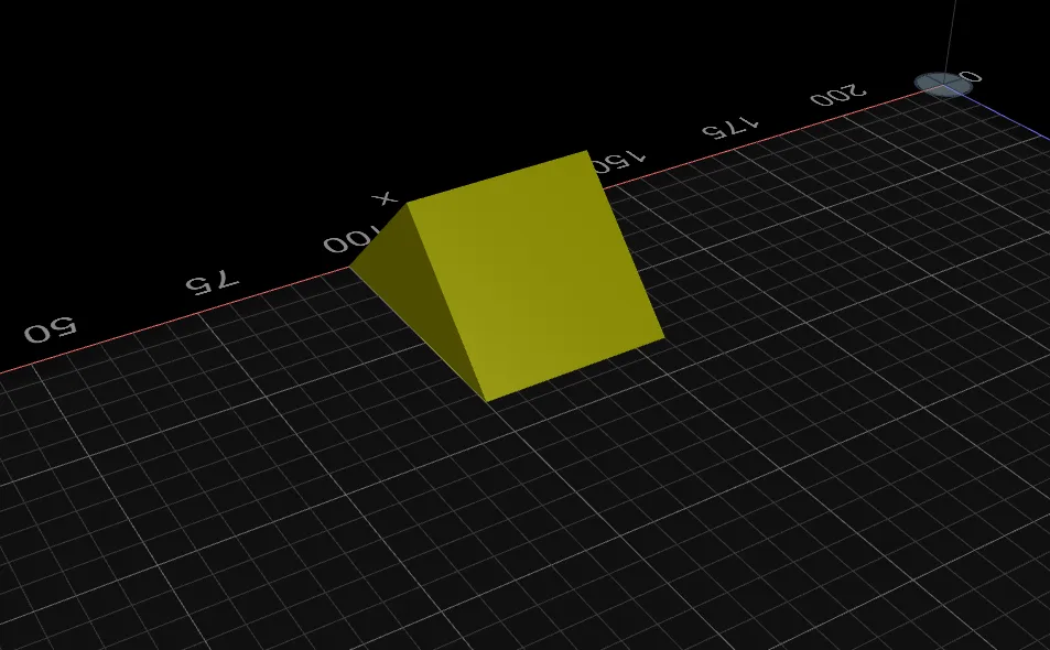 Mô hình hình chóp tam giác hiệu chuẩn dòng cho máy in CR-30