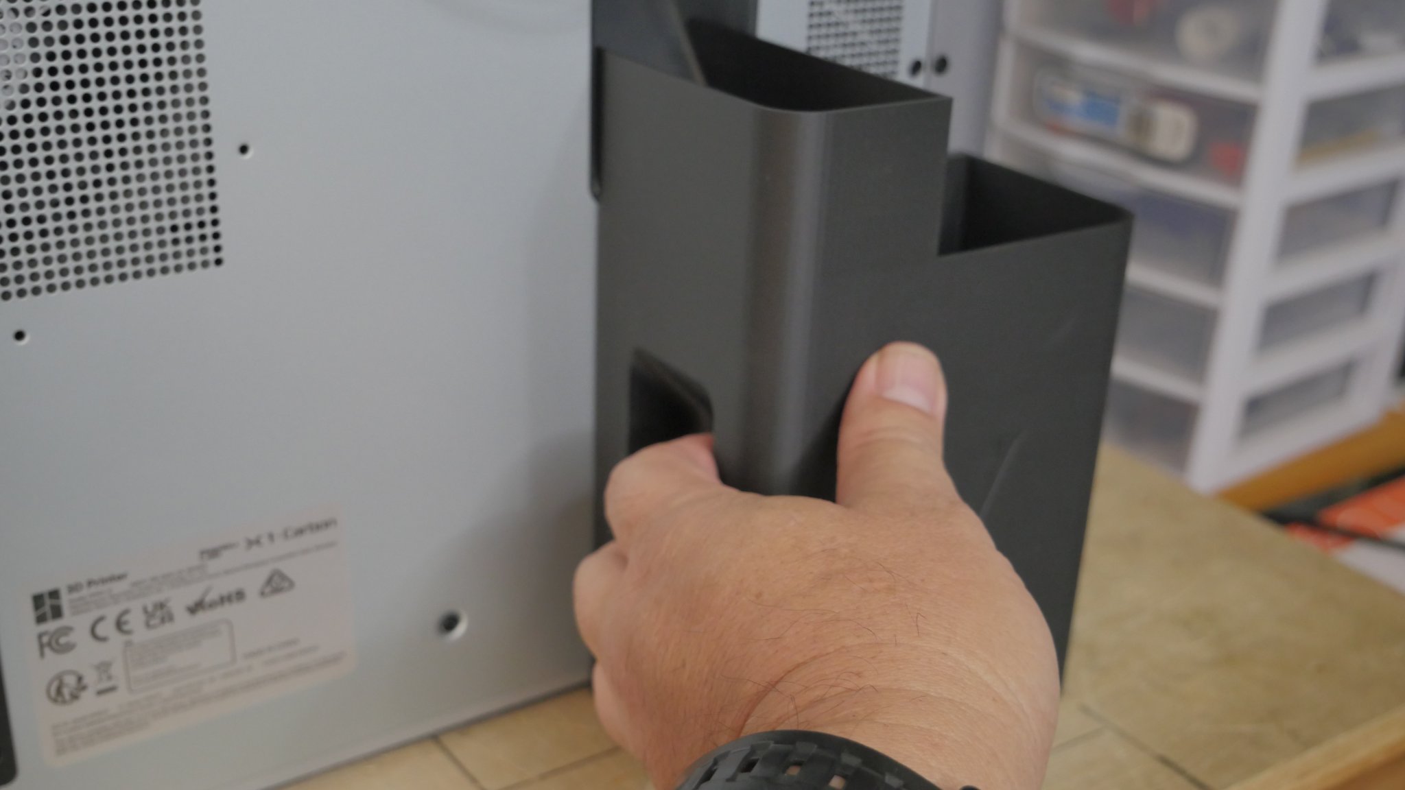 Hệ thống ống xả lớn từ tính cho Bambu Lab X1 Carbon