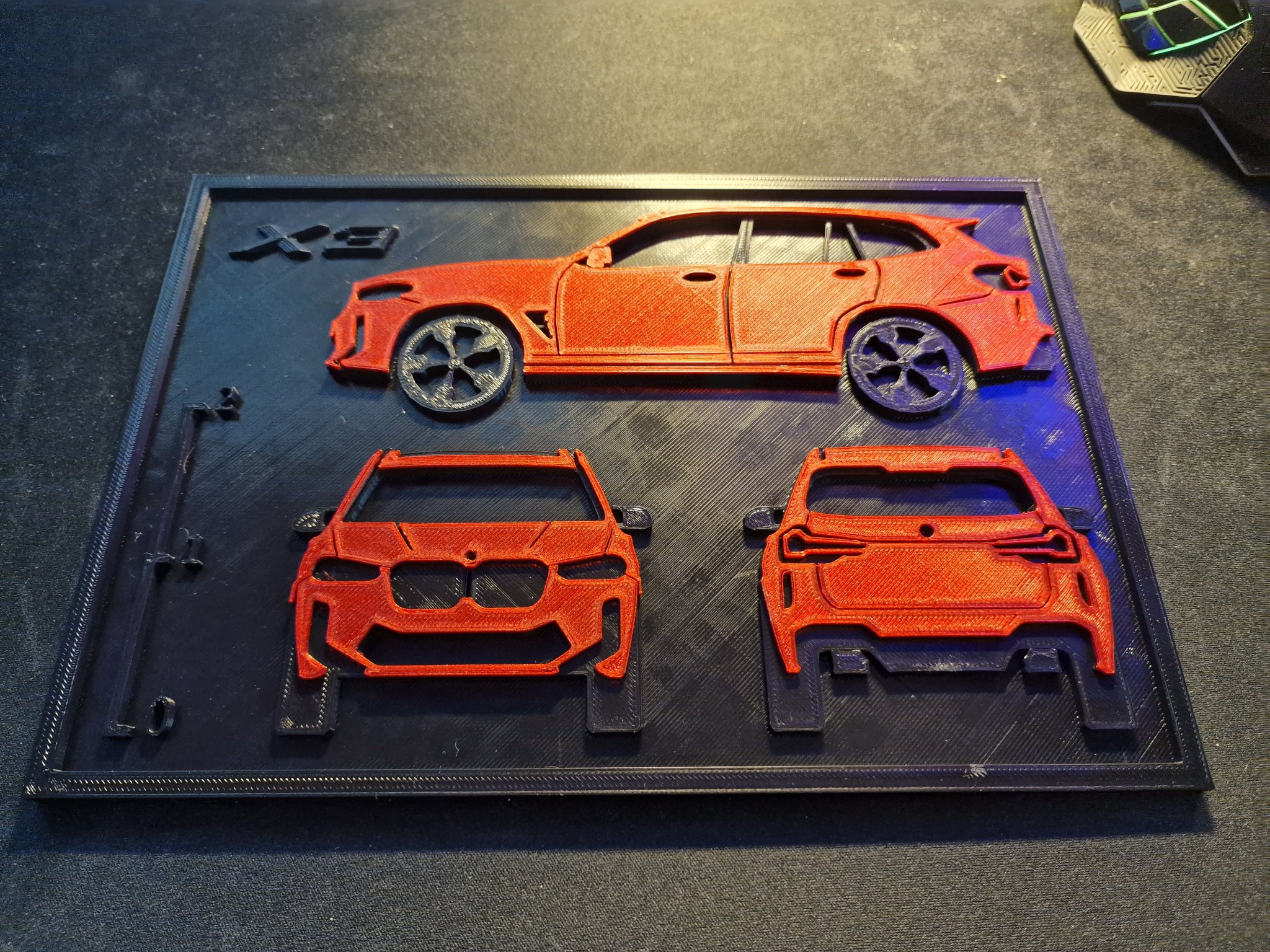 Bản vẽ tường BMW X3 G01 có thể in 3D