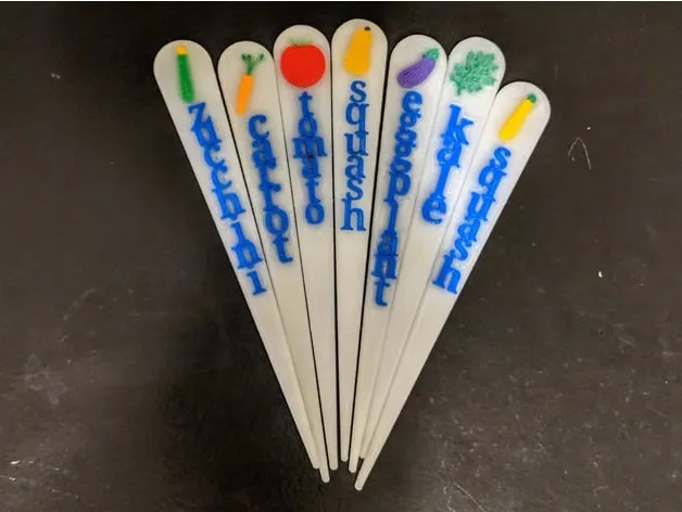 Biển báo vườn cho hạt giống và cây trồng