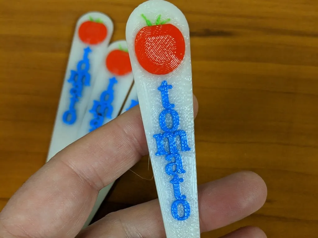 Biển báo vườn cho hạt giống và cây trồng