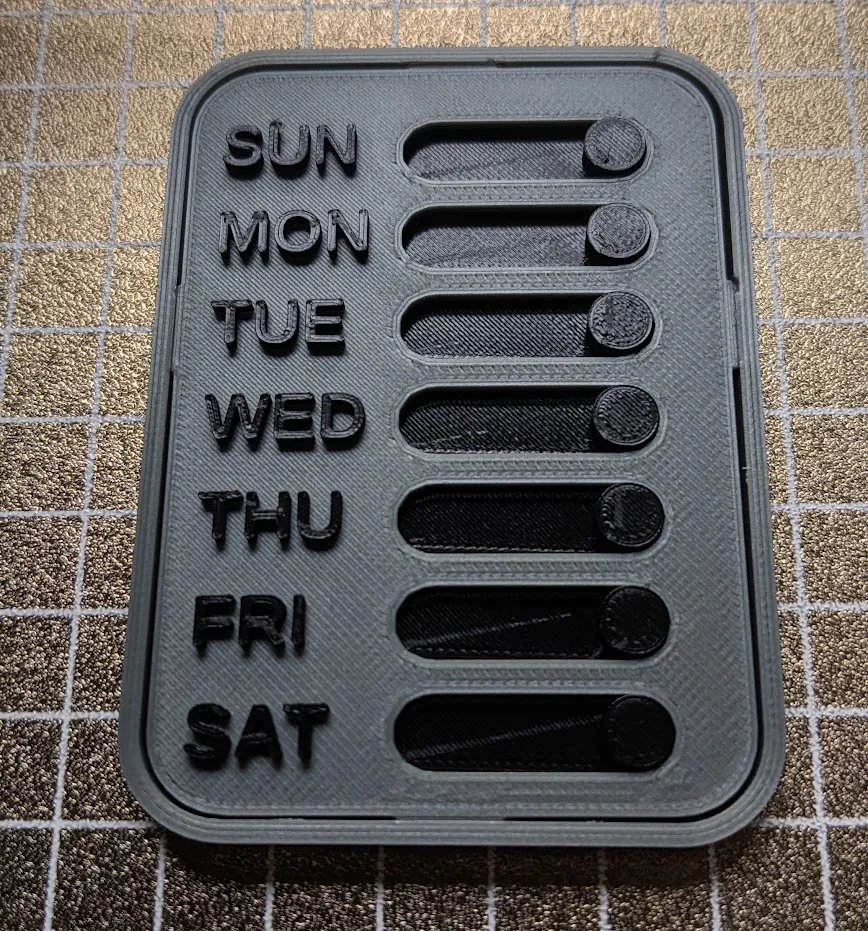 Bảng trượt nhắc nhở hàng tuần cho người đam mê