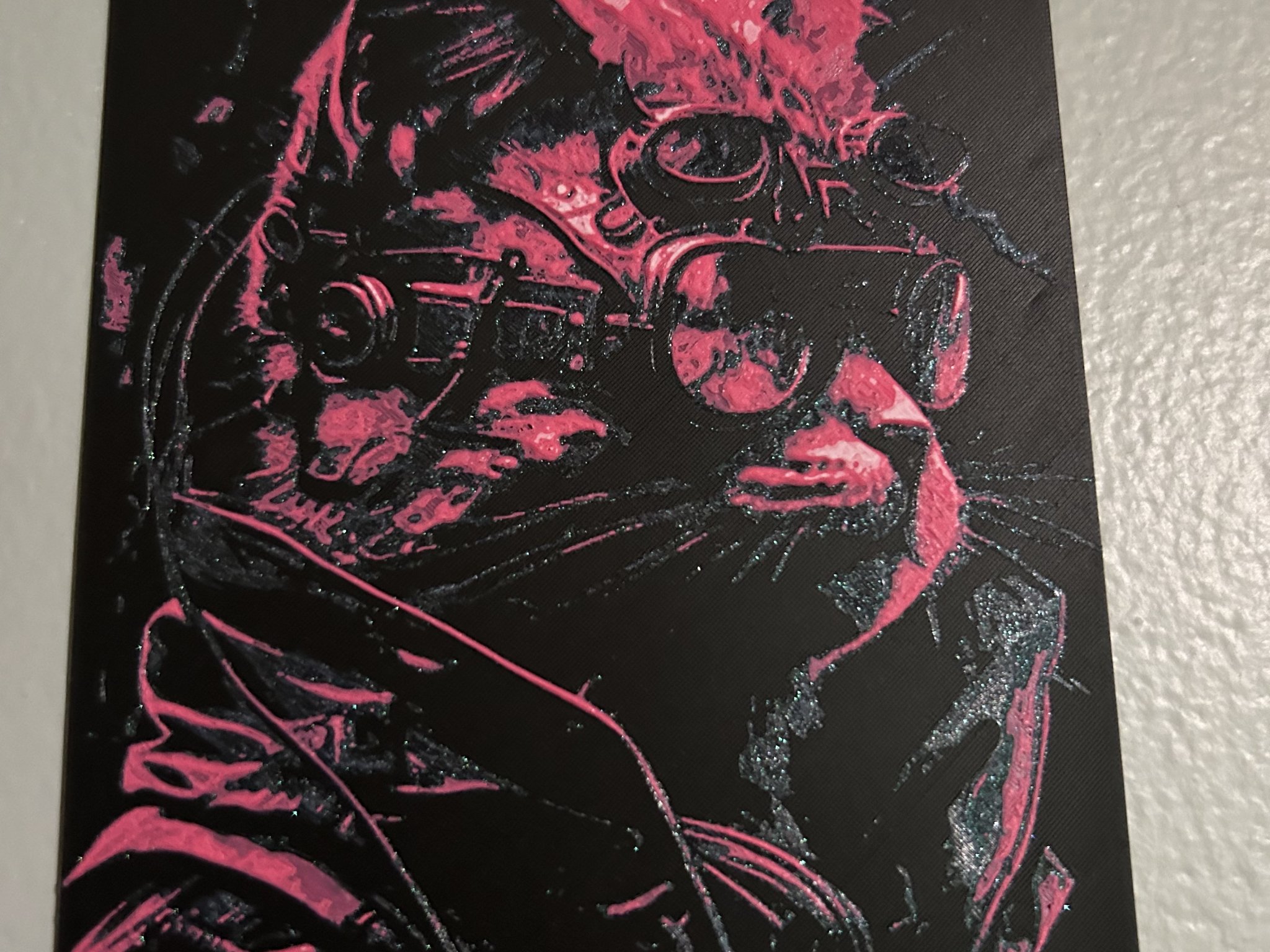 Mèo Cyber Kitty của HueForge với thiết kế độc đáo