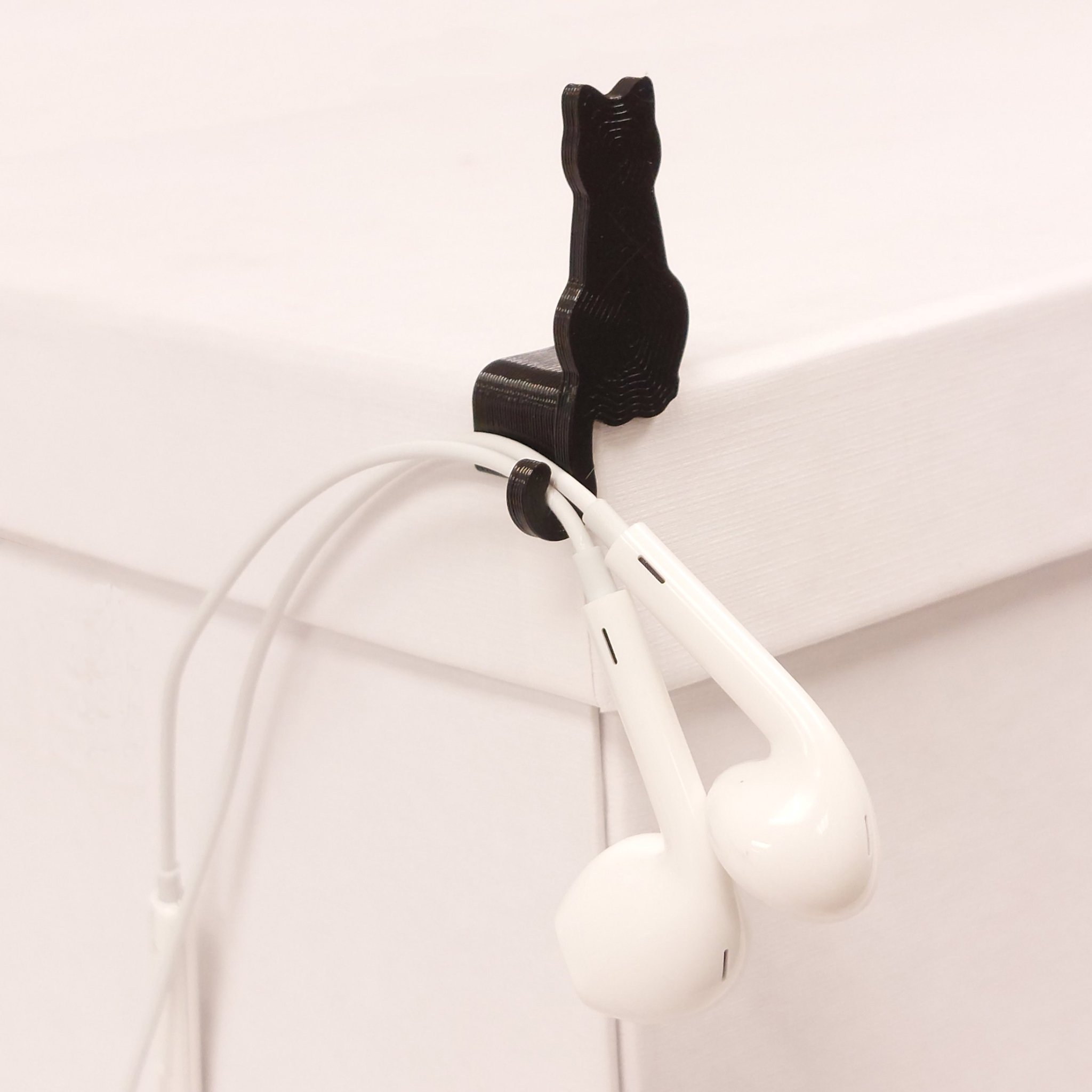 Giá đỡ tai nghe hình mèo cho màn hình máy tính