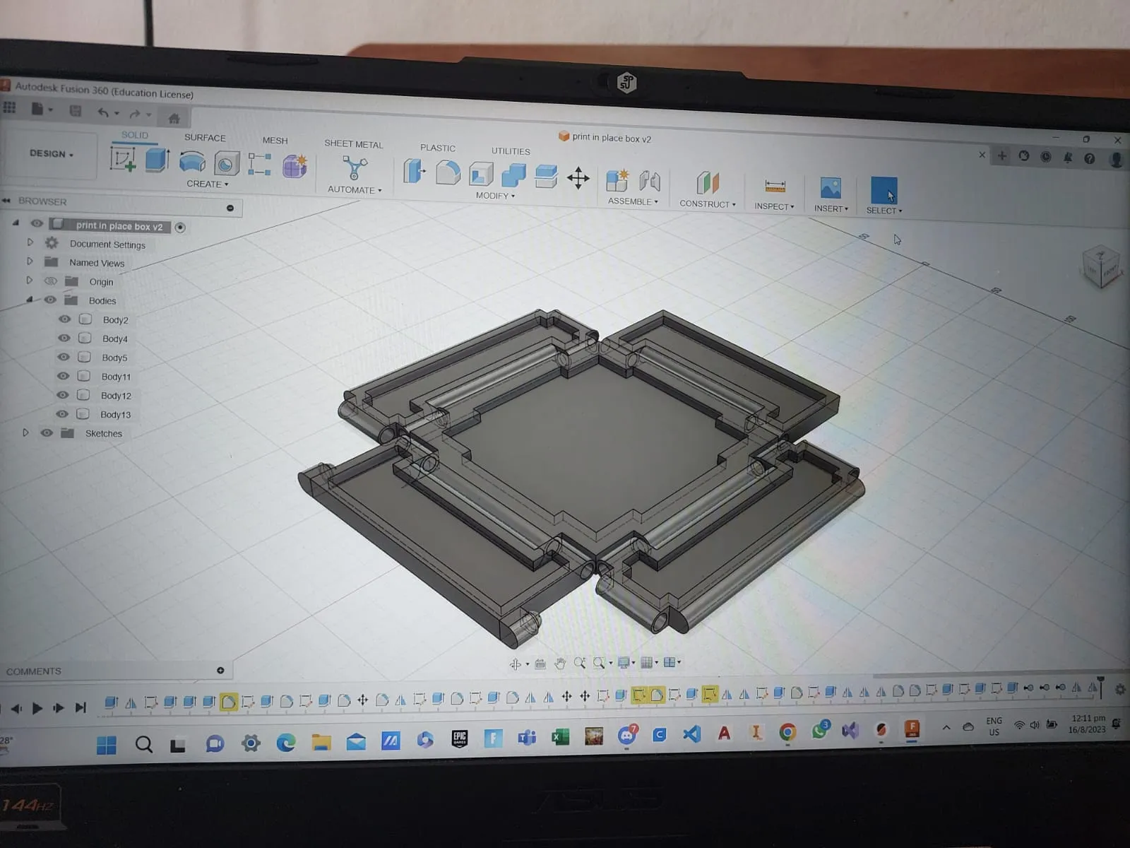 Hộp in tại chỗ có thể tùy chỉnh