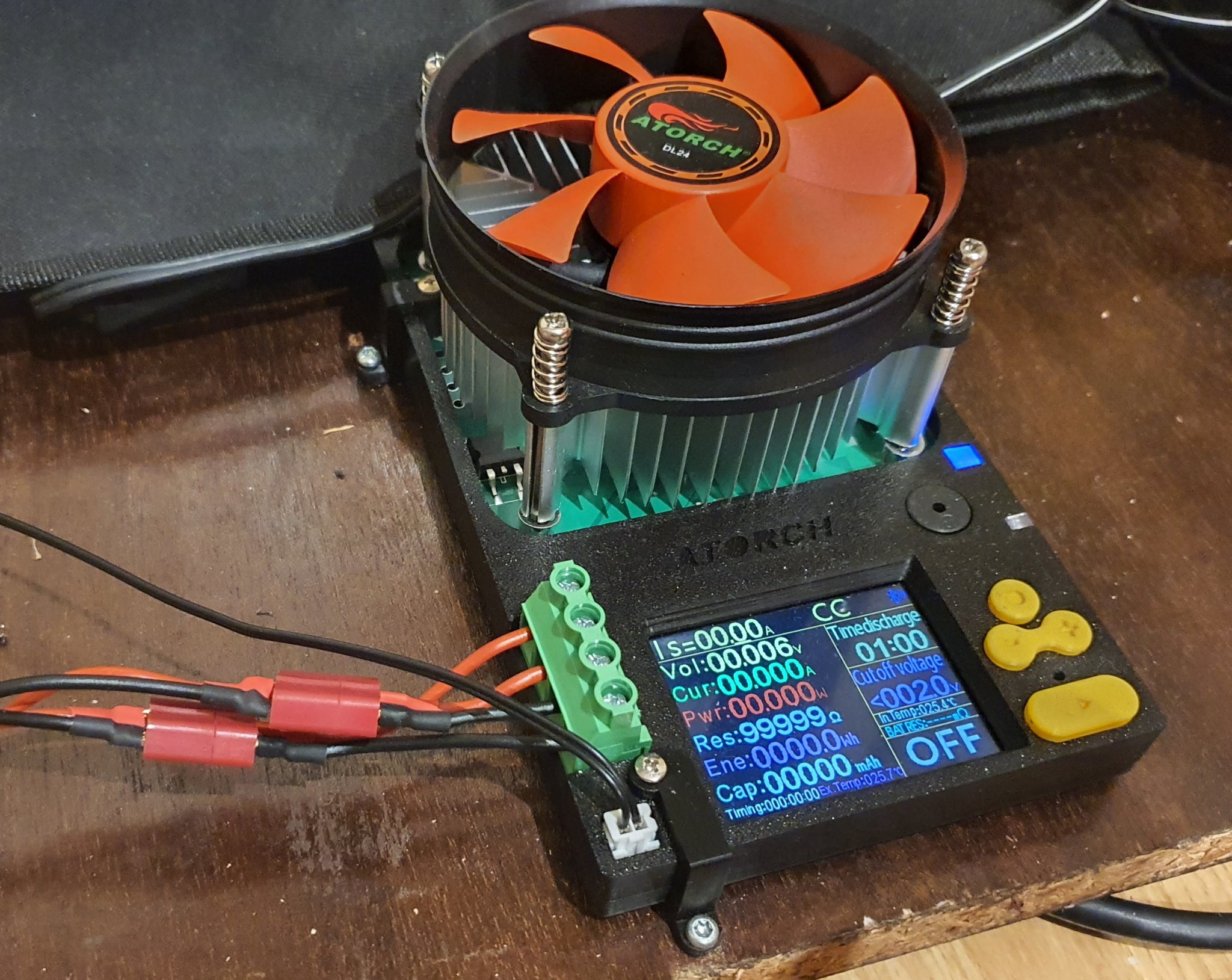 Chỉnh sửa vỏ tải điện tử Atorch DL24 cho phiên bản BT LED