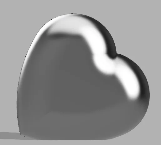 Mô hình trái tim 3D: Trái tim đặc, rỗng và hộp trái tim