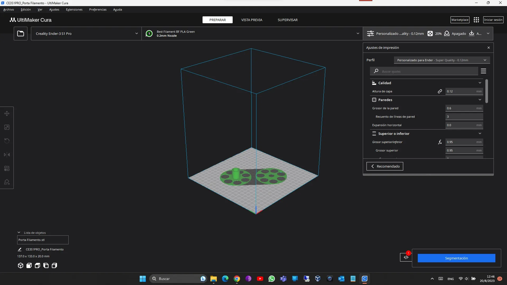 Giá đỡ cuộn filament nhỏ gọn cho máy in 3D
