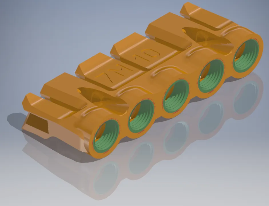 Bảng điều khiển trước mmu3 và giá đỡ collet 1/8" cho MMU3