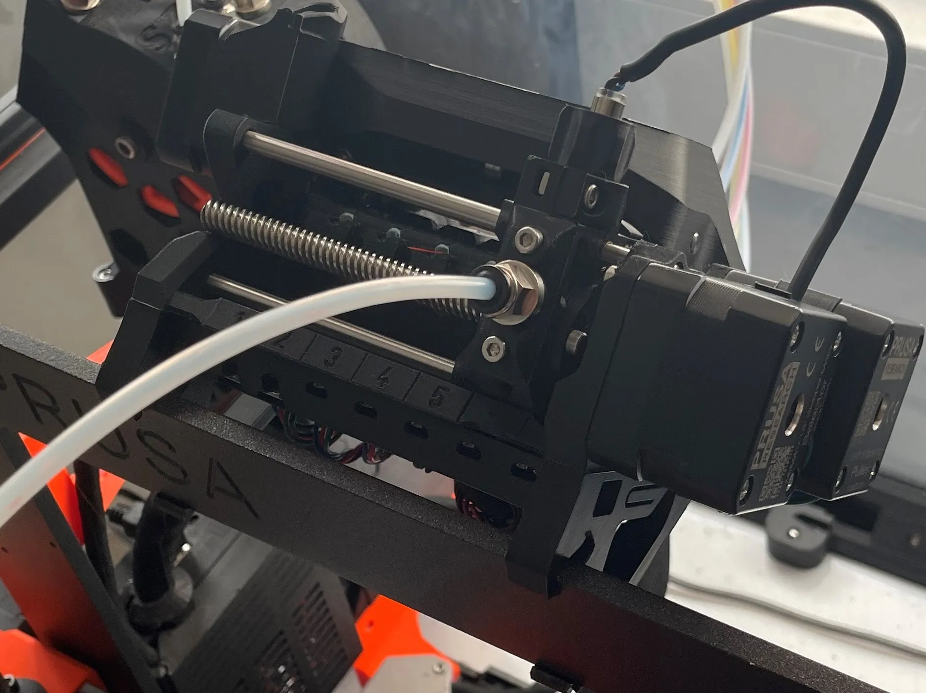 Bảng điều khiển trước mmu3 và giá đỡ collet 1/8" cho MMU3