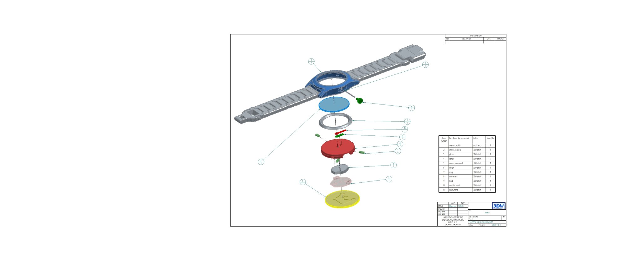 Đồng hồ in 3D thời trang và tùy chỉnh cho mọi dịp