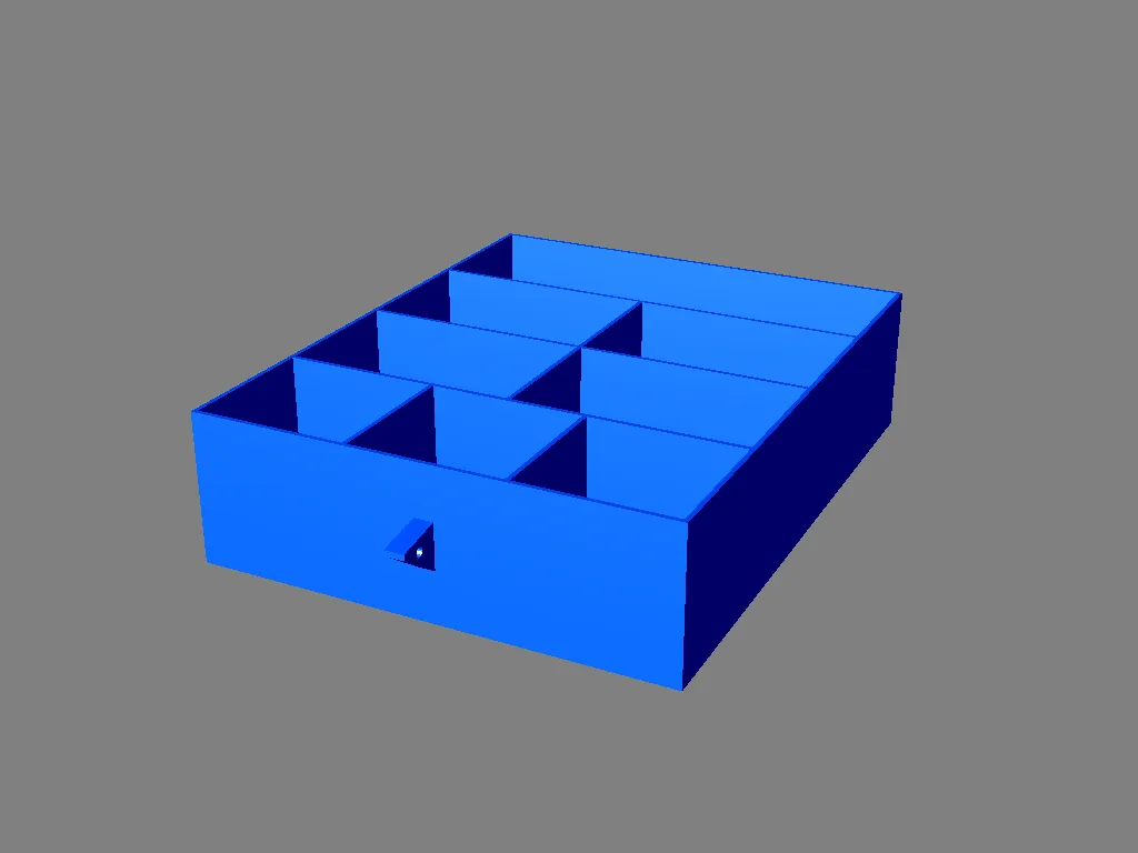 Khay chứa linh kiện nhỏ có thể điều chỉnh kích thước