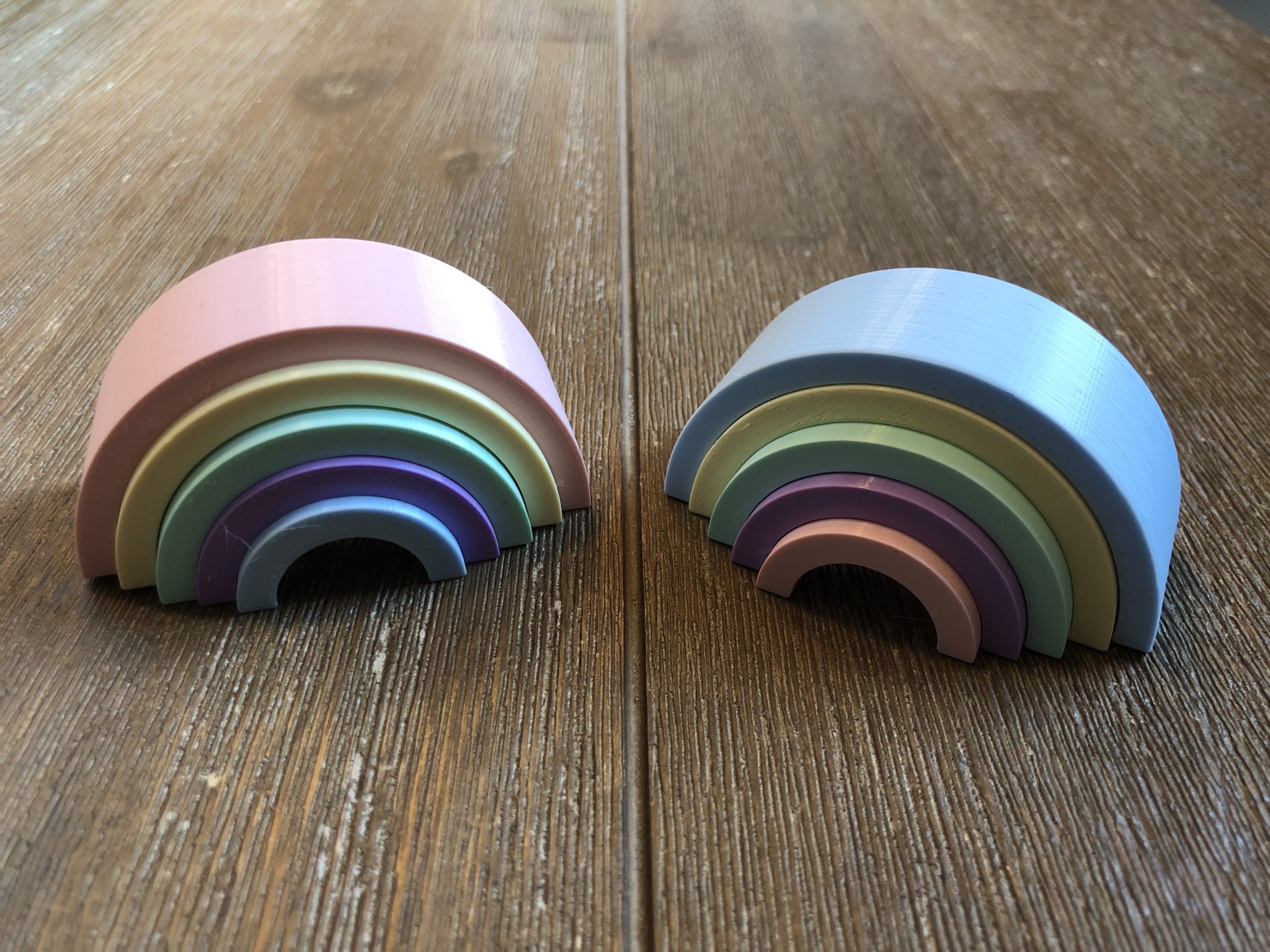 Cầu vồng dễ thương tạo ra từ Tinkercad