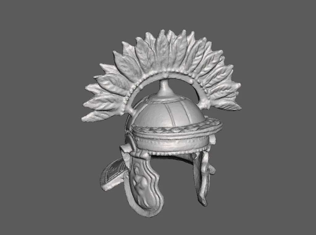 Mũ bảo hiểm Centurion La Mã được quét 3D