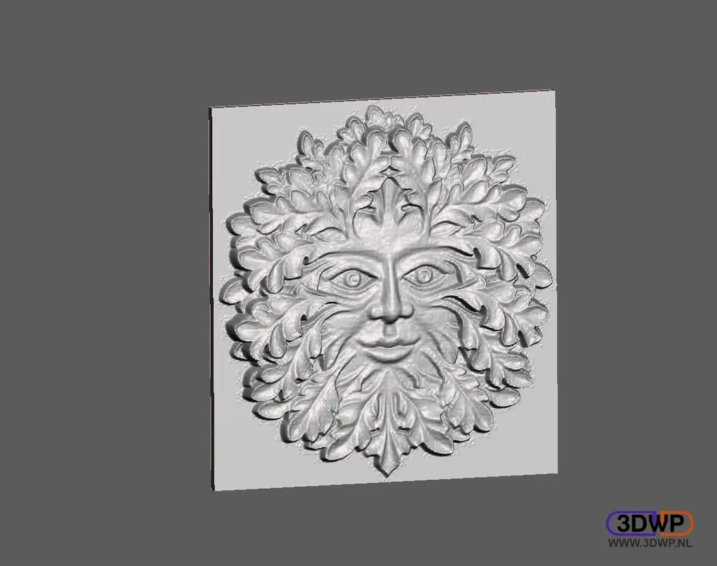 Tượng phù điêu Người Xanh treo tường