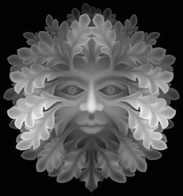 Tượng phù điêu Người Xanh treo tường