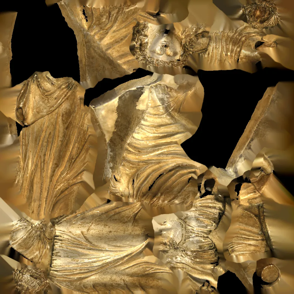 Tượng Agrippina - Tượng La Mã quét 3D