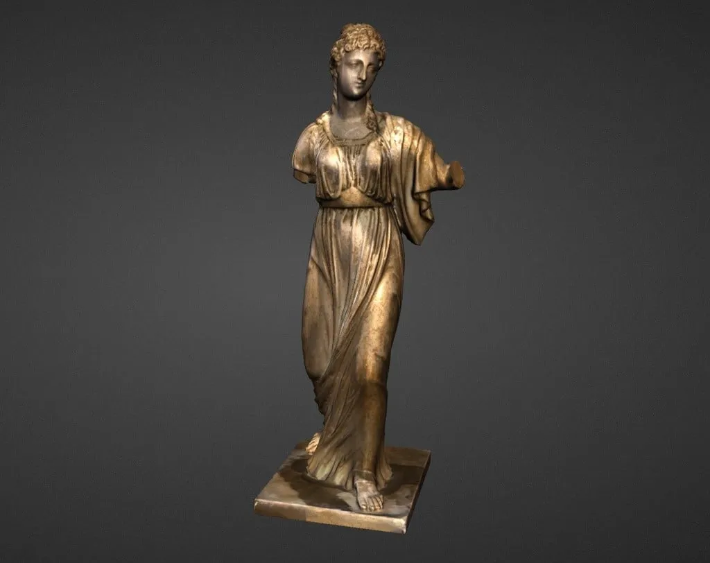 Tượng Agrippina - Tượng La Mã quét 3D