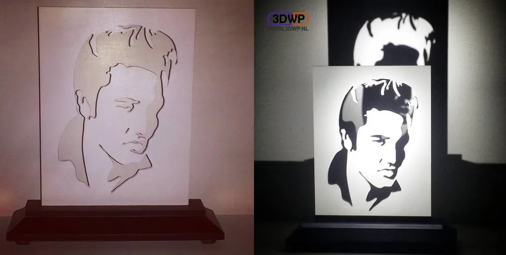 Silhouette Elvis Presley kỷ niệm 40 năm ngày mất