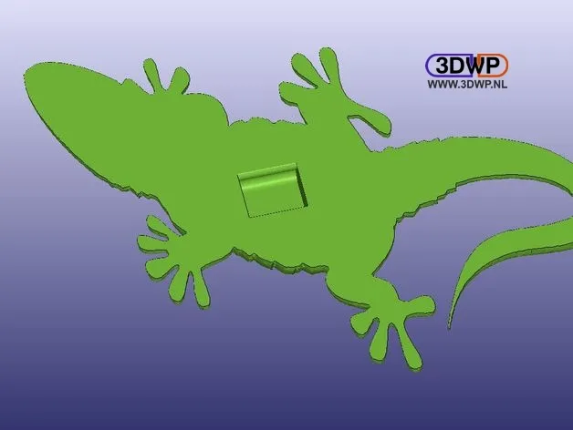 Gecko treo tường độc đáo với thiết kế cải tiến