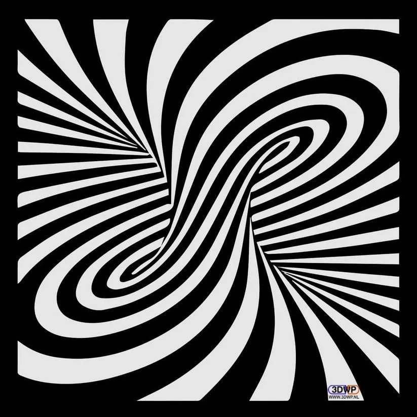 Hiệu ứng xoáy 3D lithophane độc đáo