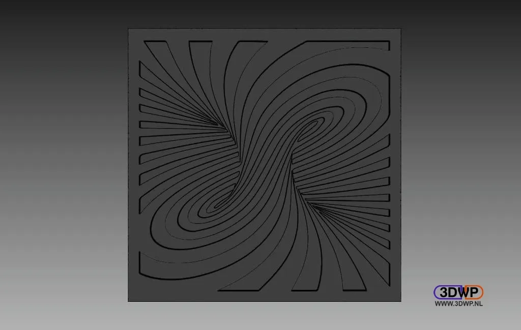 Hiệu ứng xoáy 3D lithophane độc đáo