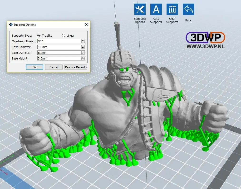 Tượng đầu Hulk trong Thor Ragnarok