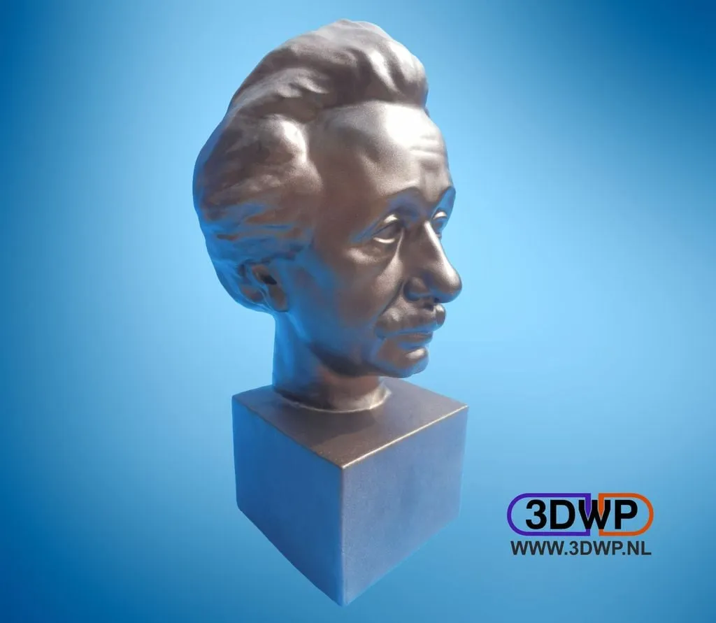 Tượng bán thân Albert Einstein quét 3D từ Usher Gallery