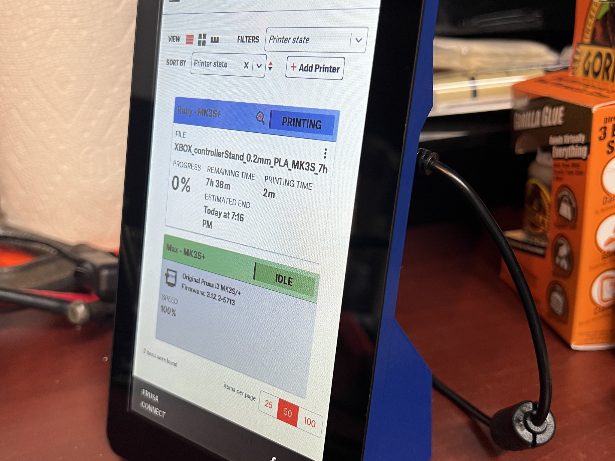 Giá đỡ đứng dọc cho vỏ màn hình cảm ứng Raspberry Pi 7