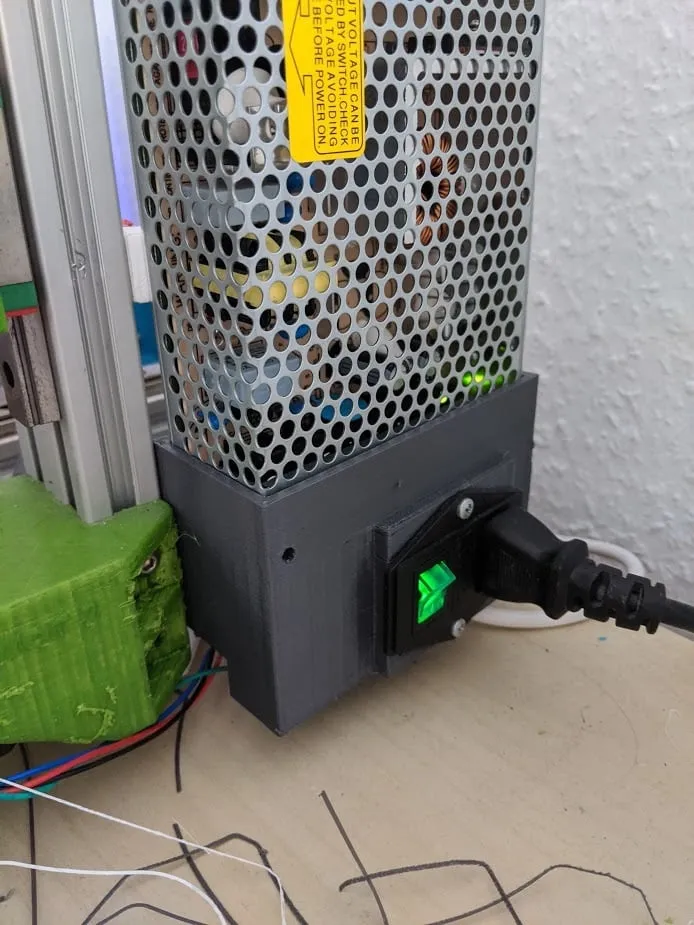 Nắp che kết nối IEC cho mô-đun nguồn MeanWell RS-150