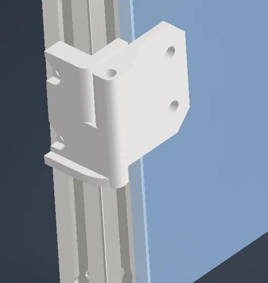 Bản lề cửa Voron cho trục 4mm, dễ in và tháo lắp