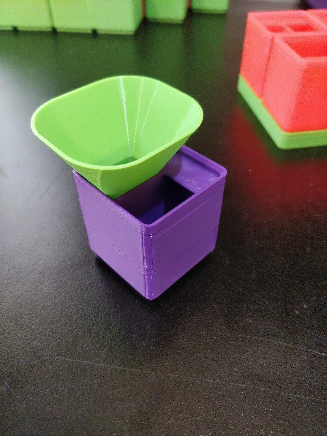 Bộ phễu cho hộp chia ngăn Gridfinity