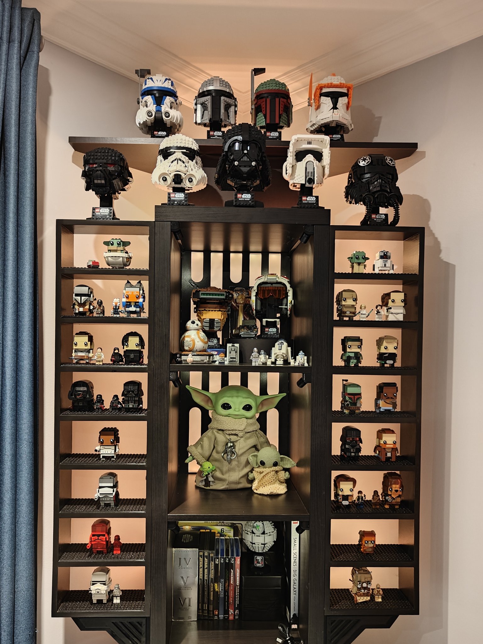 Nền phong cách Đế chế trong Star Wars cho kệ IKEA KALLAX