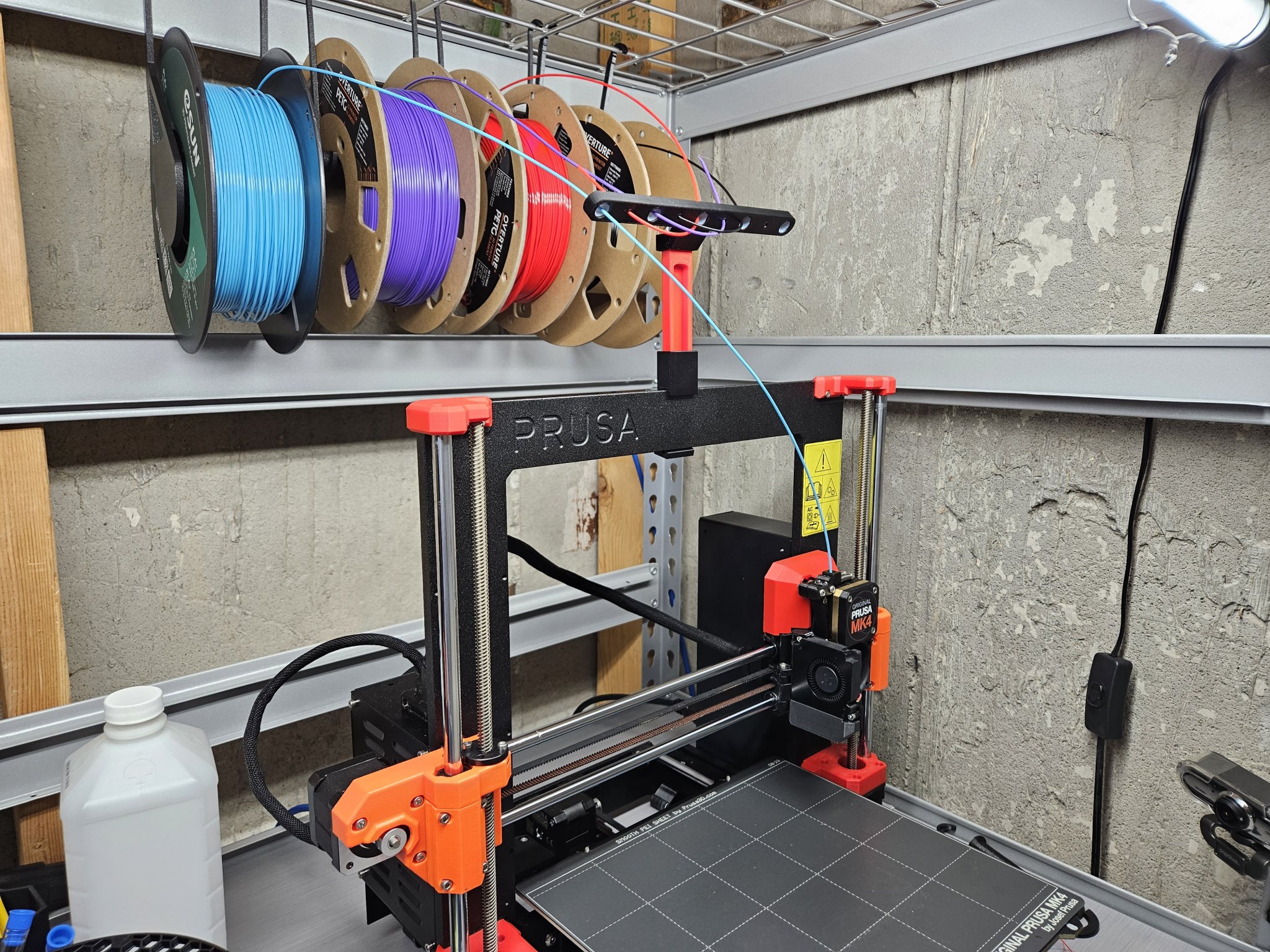 Hướng dẫn cuộn filament 5 lỗ cho MK3S & MK4