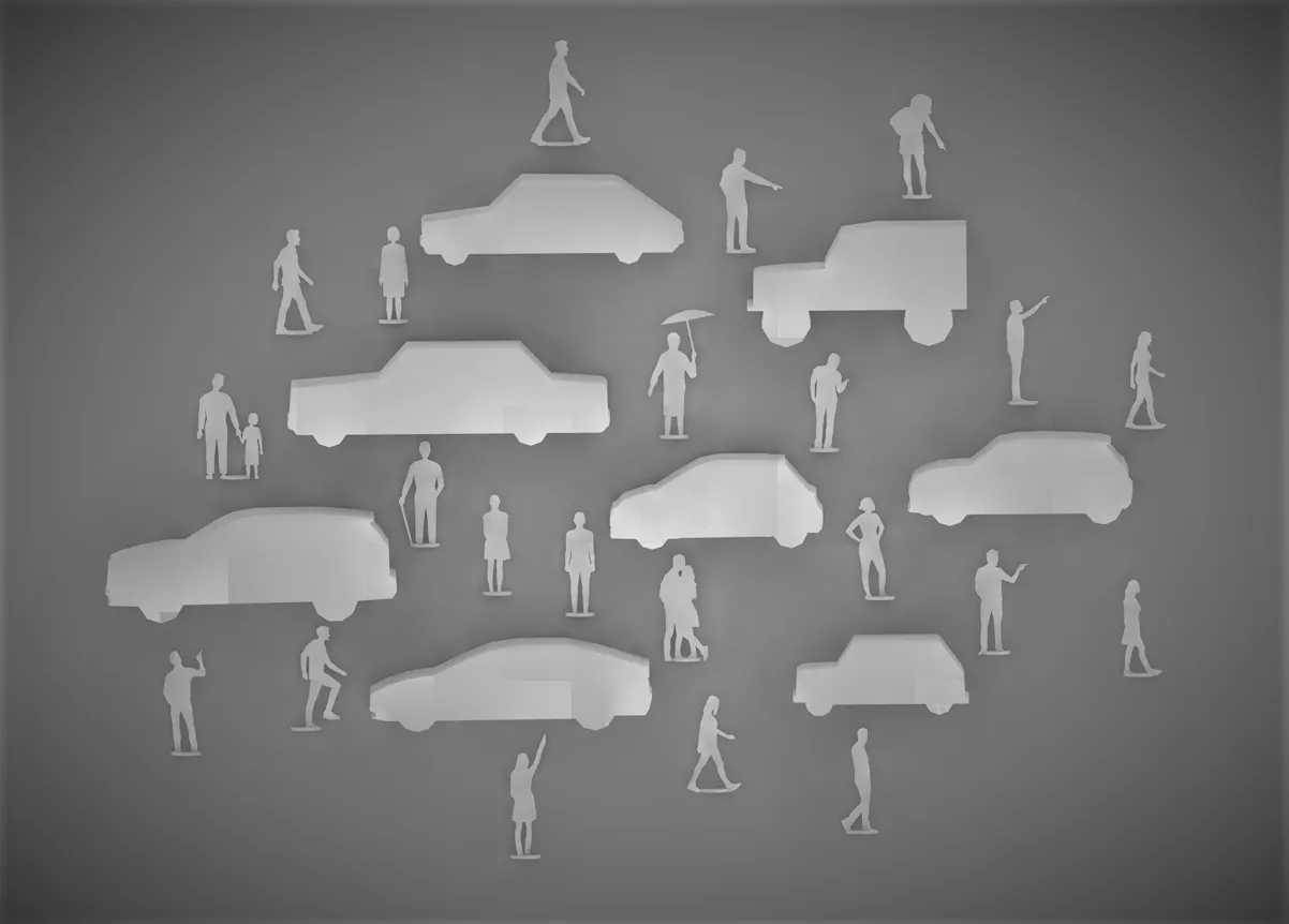 Mô hình người và xe cộ tỷ lệ 1:100 cho kiến trúc