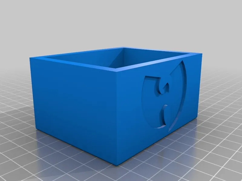 Hộp Wu-Tang có nắp với logo đặc trưng