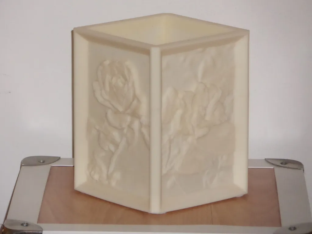 Đèn bàn lithophane hoa nhài và hoa hồng