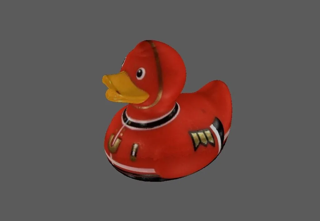 Vịt cao su bảo vệ hoàng gia 3D