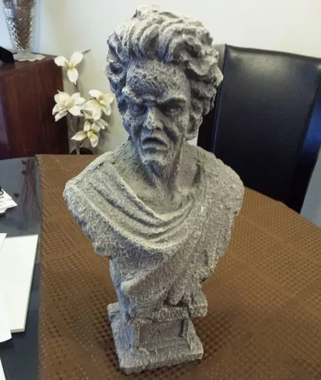 Tượng bán thân Mozart quét 3D có thể in được