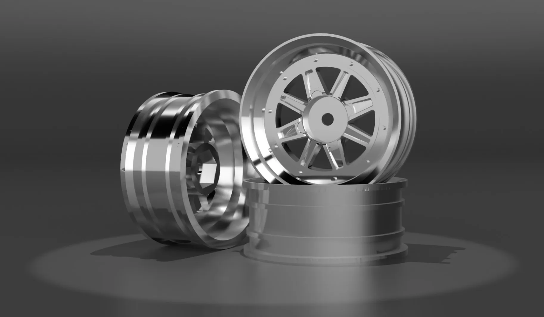 Bánh xe drift RC lấy cảm hứng từ Japan Racing JR31 (1/10)