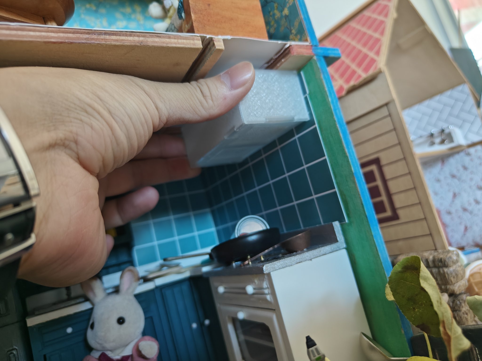 Máy hút mùi cho bếp trong nhà búp bê