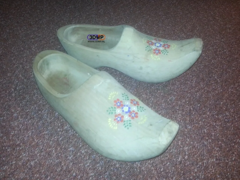 Giày gỗ ''Mô hình Staphorst'' (Clogs quét 3D)